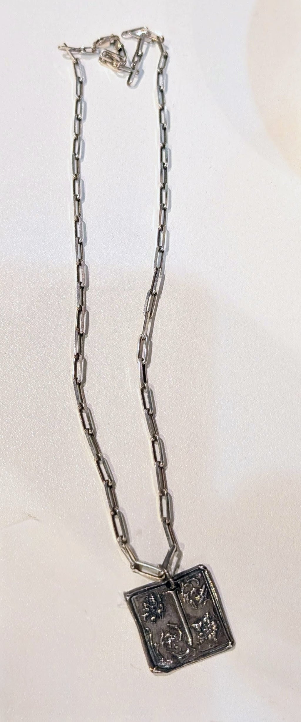 Sterling Silver "J" Necklace
